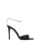 GWENDOLYN - BLACK SATIN-DIAMANTE sold by Billini
