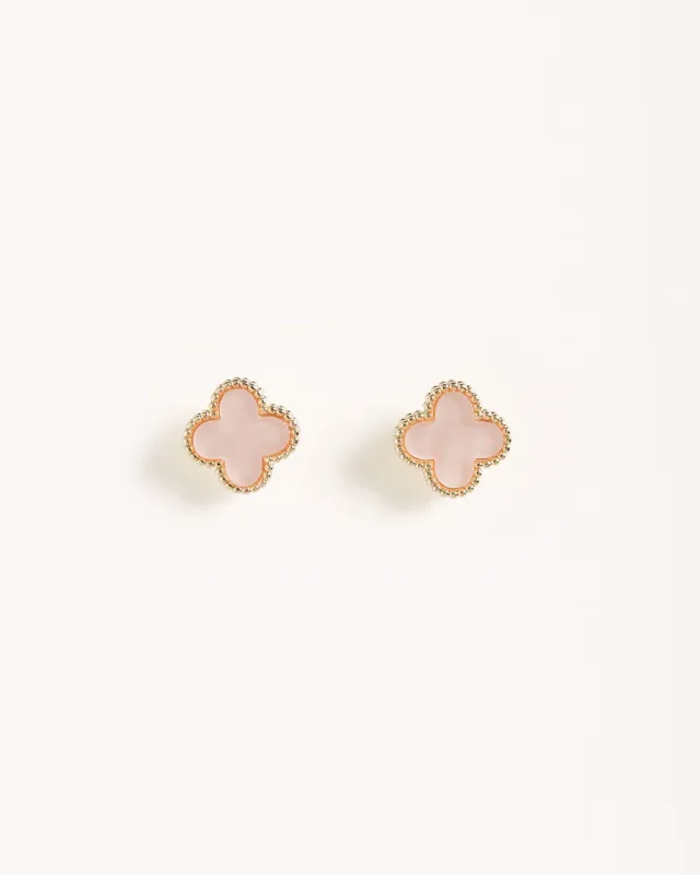VANESSA EARRINGS - GOLD-PINK sold by Billini