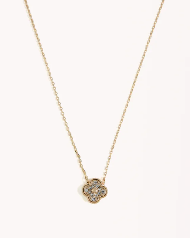 VERENA NECKLACE - GOLD-DIAMANTE sold by Billini