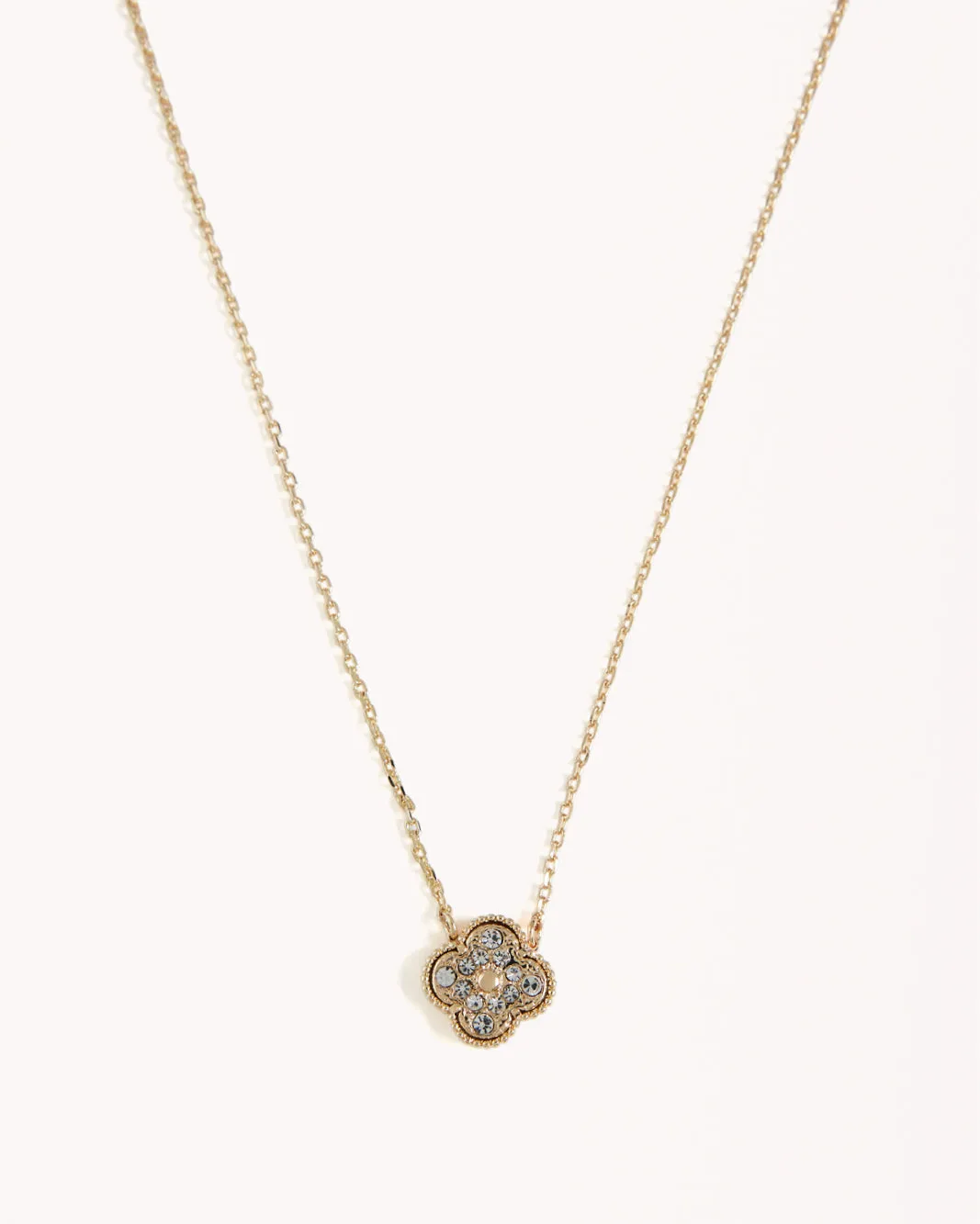VERENA NECKLACE - GOLD-DIAMANTE sold by Billini