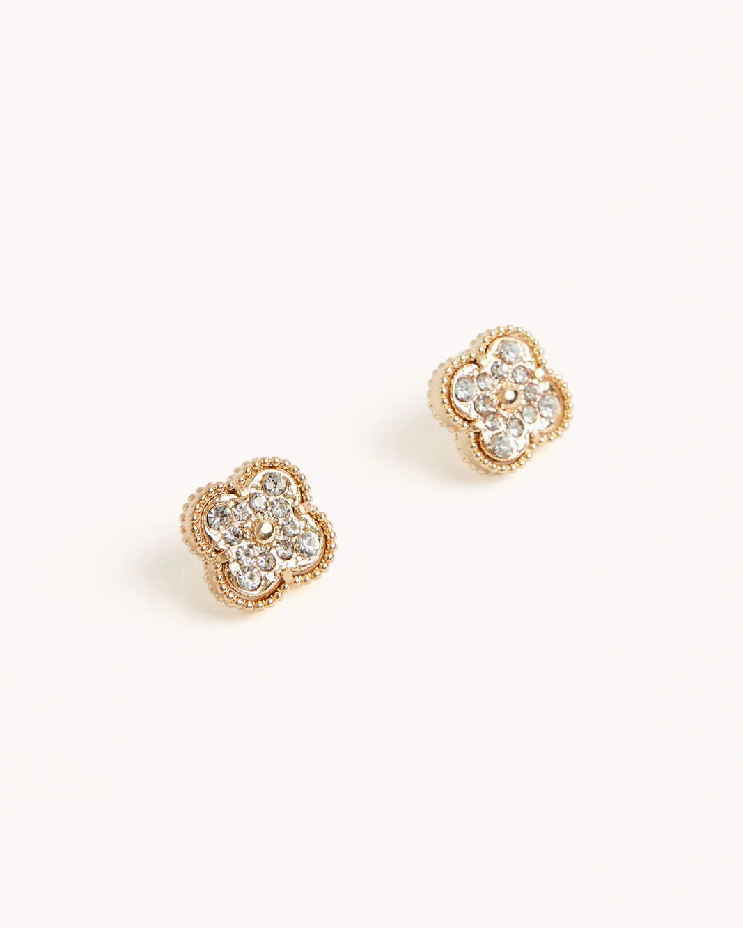 VANESSA EARRINGS - GOLD-DIAMANTE sold by Billini product image thumbnail 2