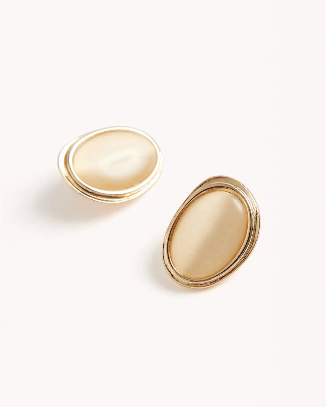 MILLIE EARRINGS - GOLD-CREAM TORT sold by Billini product image thumbnail 2
