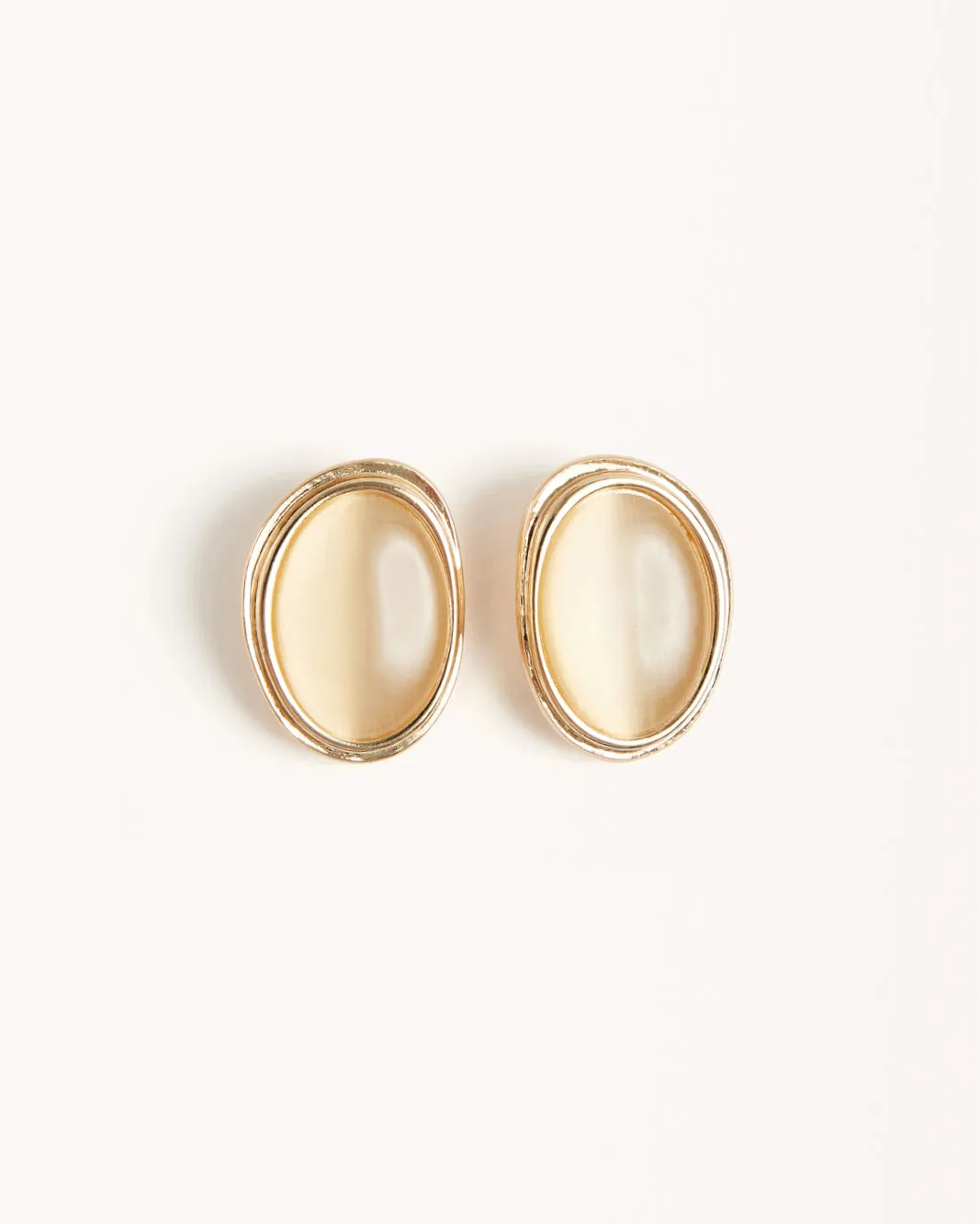 MILLIE EARRINGS - GOLD-CREAM TORT sold by Billini