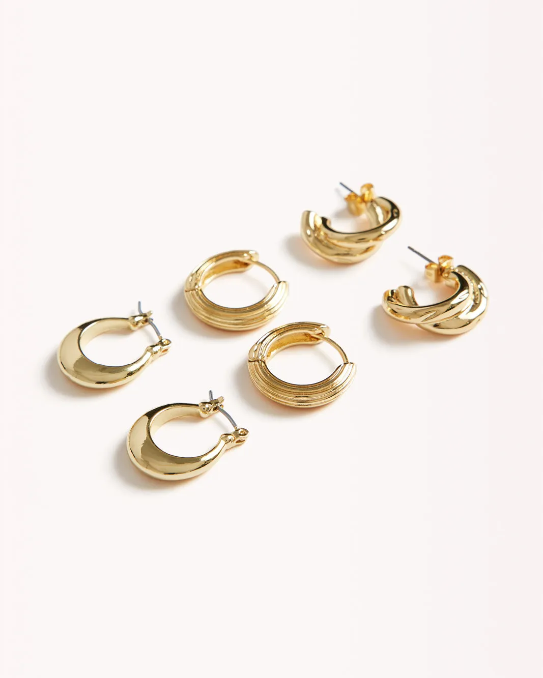 ANITA 3 PACK EARRINGS - GOLD PLATED 18K sold by Billini product image thumbnail 2