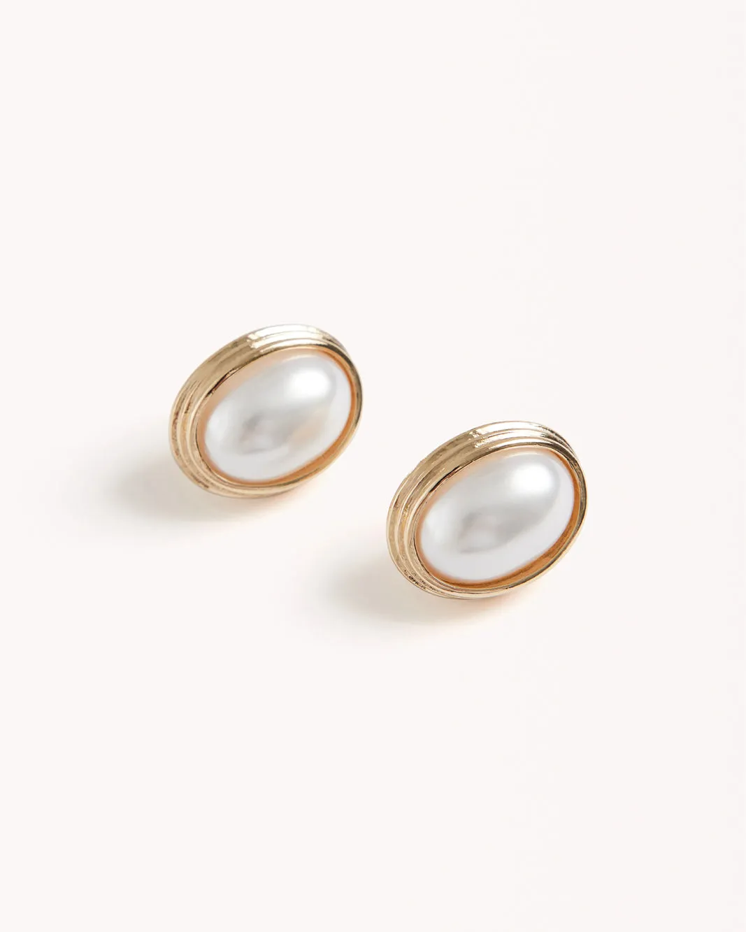 MARILYN EARRINGS - GOLD-PEARL sold by Billini product image thumbnail 2
