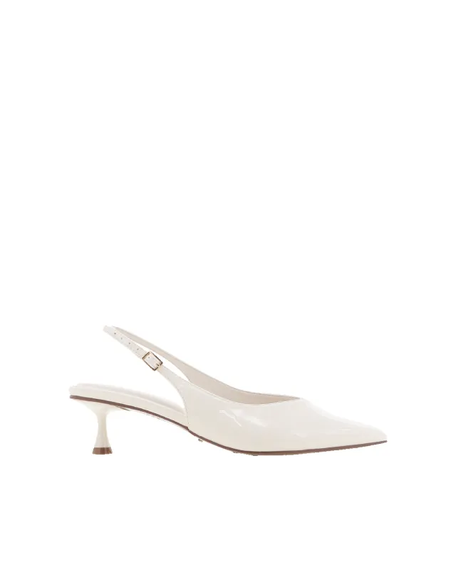 SELAH WIDE FIT - BONE PATENT sold by Billini