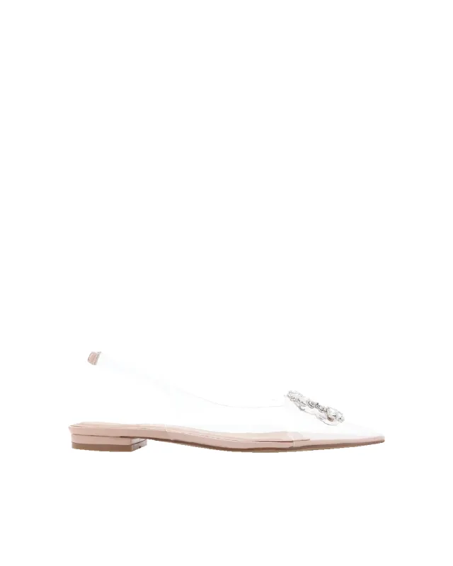 MIREILLE - CLEAR-NUDE DIAMANTE sold by Billini