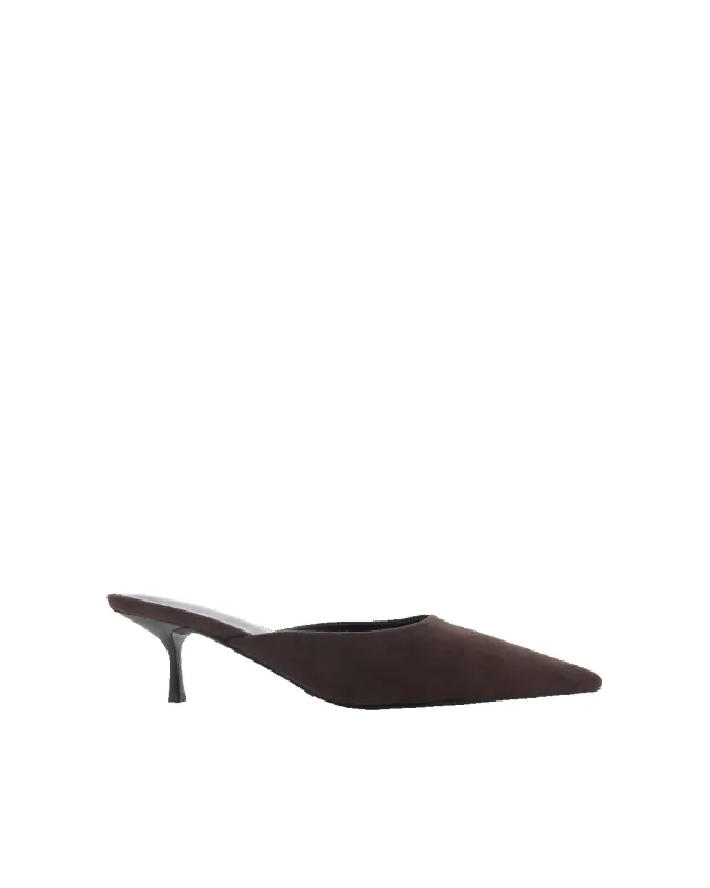 WYNONNA - DARK CACAO SUEDE sold by Billini