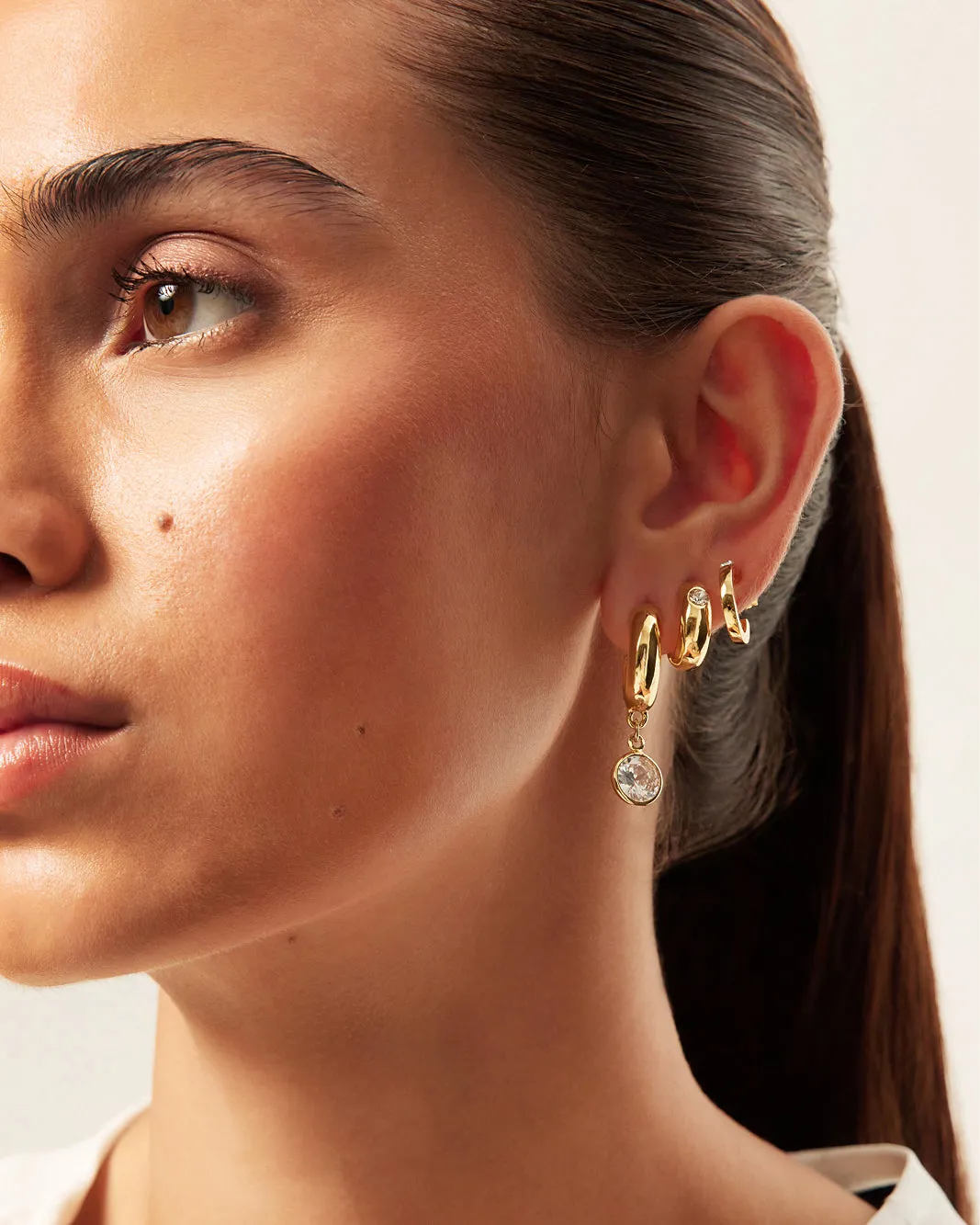 AMARA 3 PACK EARRINGS - GOLD PLATED 18K sold by Billini