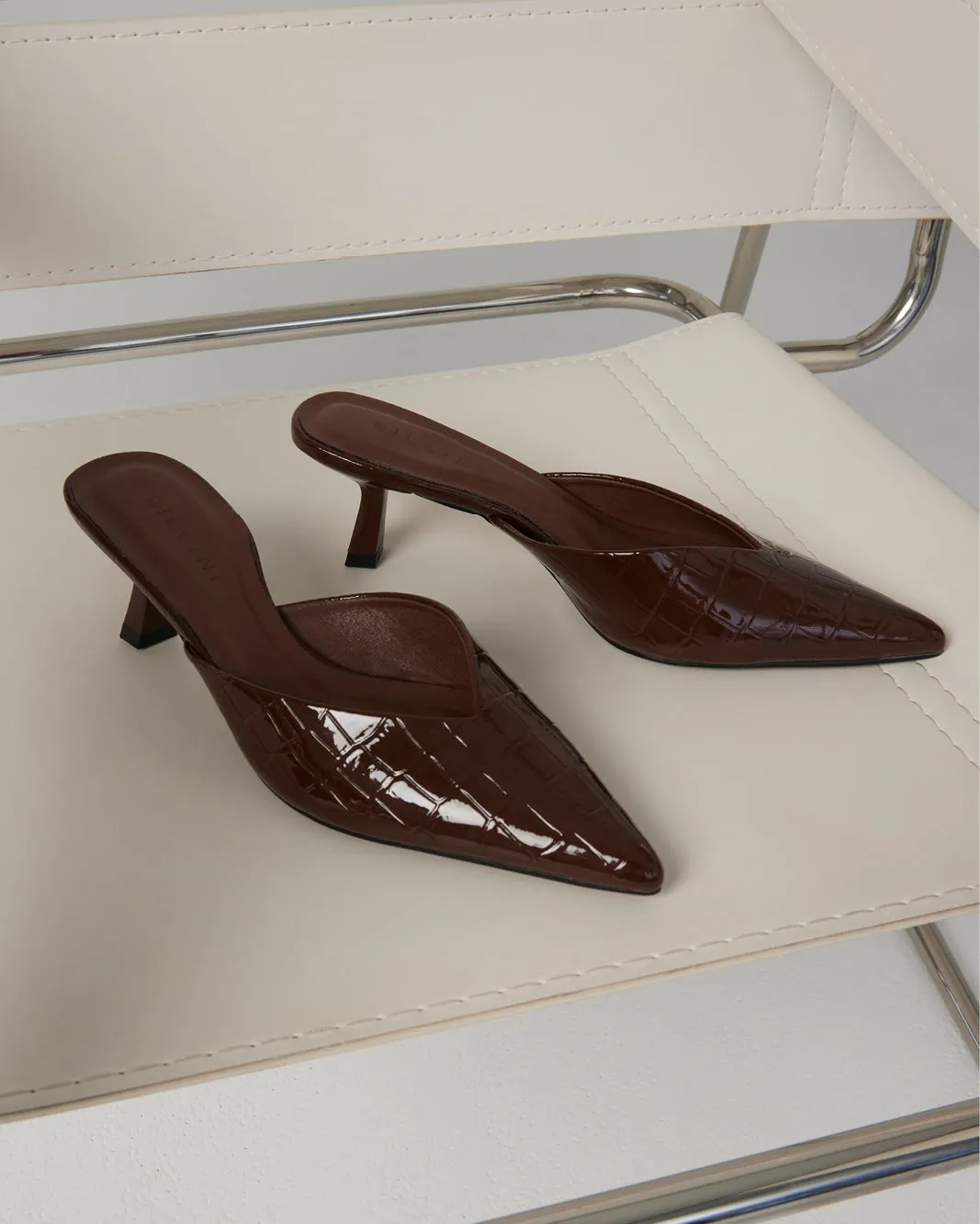 ADELE - CHOC PATENT CROC sold by Billini product image thumbnail 4