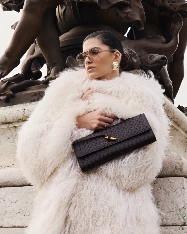 ALICE CLUTCH BAG - DARK CACAO sold by Billini