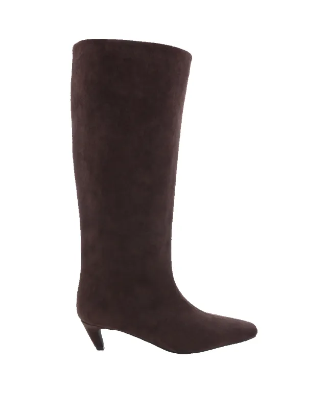 JOVIE - DARK CACAO SUEDE sold by Billini