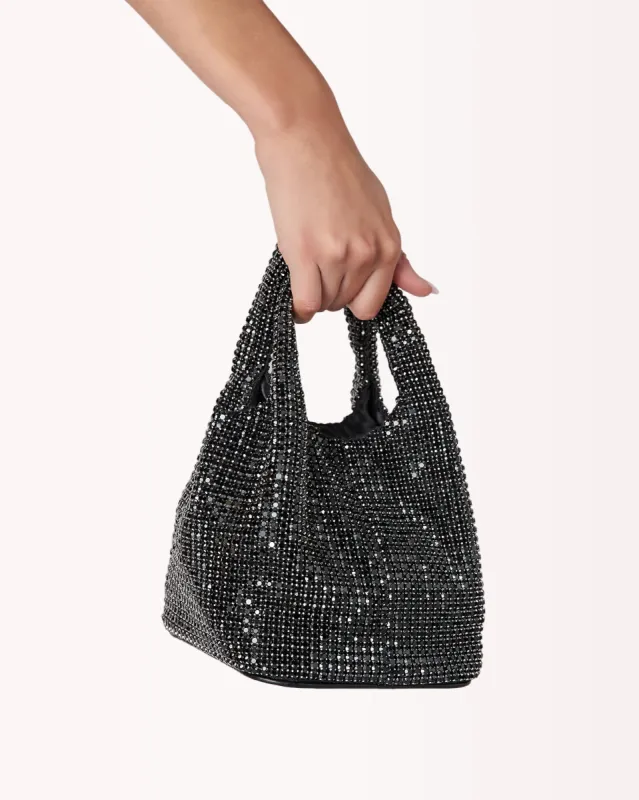 TAMARA HANDBAG - BLACK DIAMANTE sold by Billini