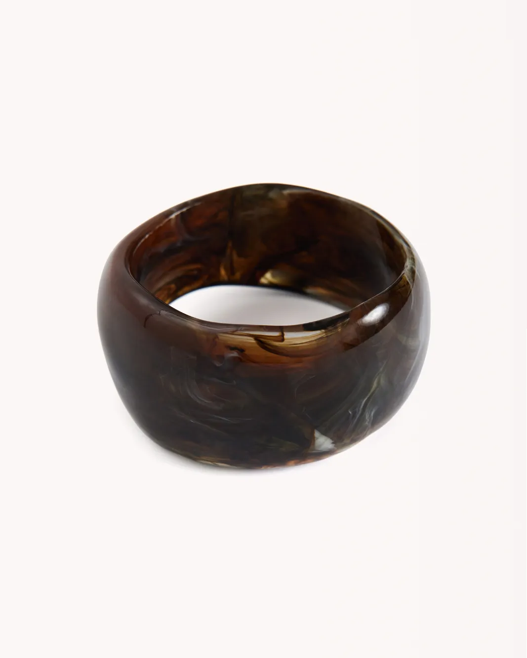 MARLEY BANGLE - DARK CHOCOLATE TORT sold by Billini