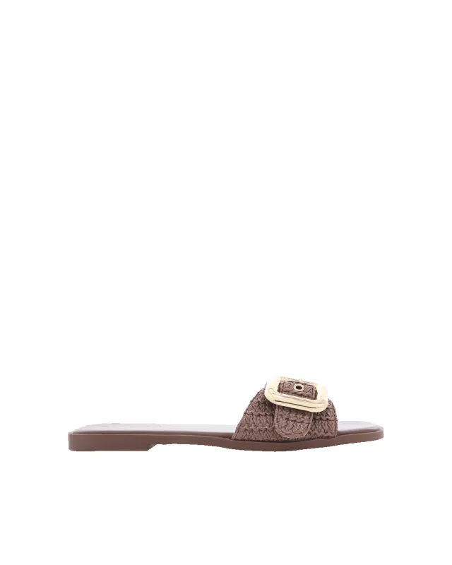 VASILI - CHOCOLATE RAFFIA sold by Billini