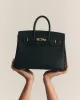 HAMPTON HANDLE BAG - BLACK PEBBLE sold by Billini