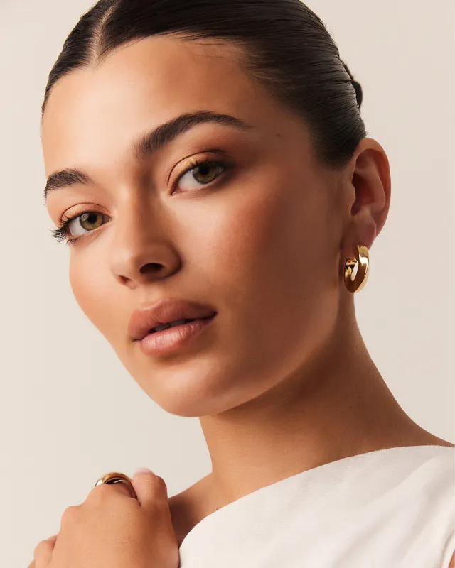 SKYLER EARRINGS - GOLD PLATED 18K sold by Billini