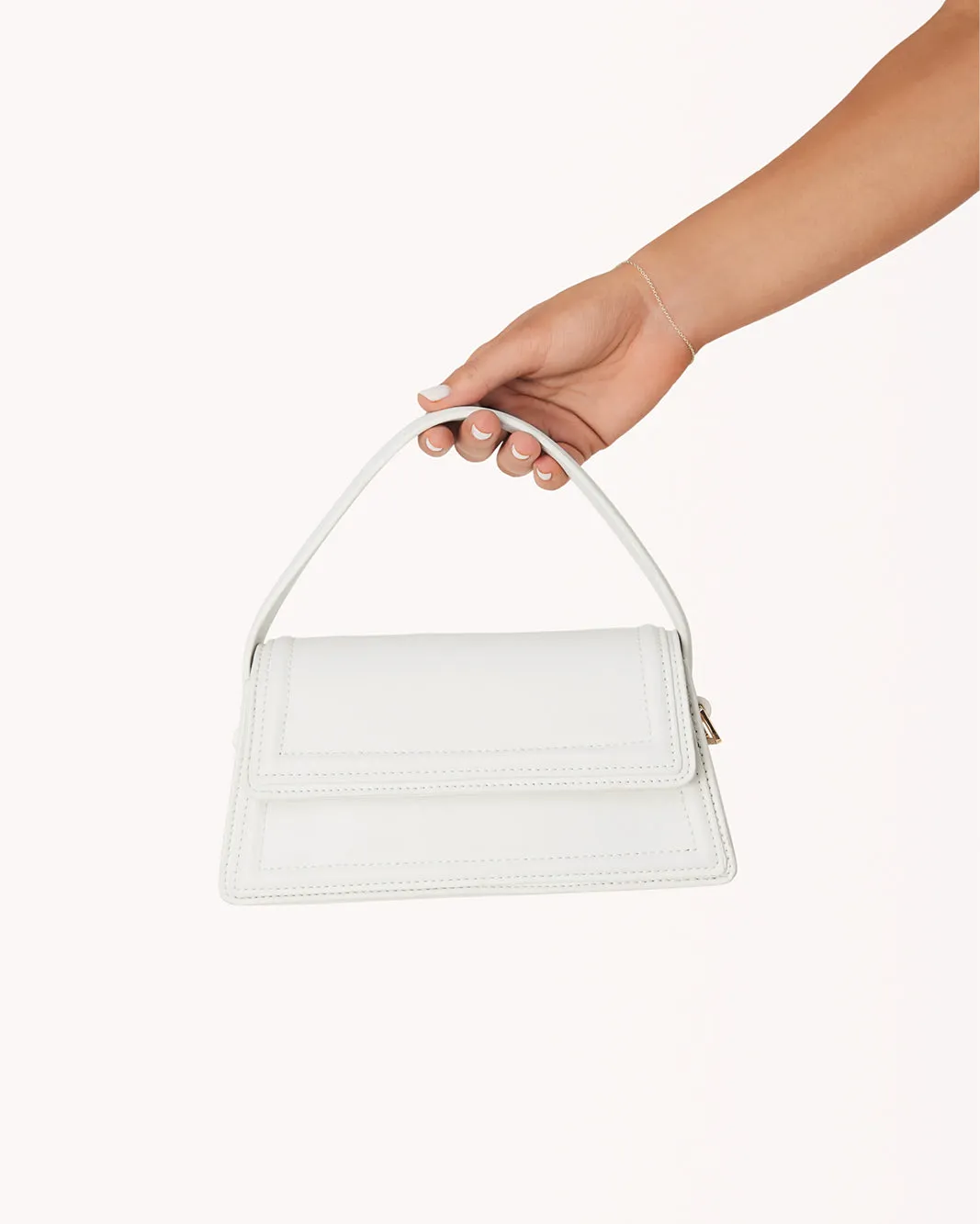 MARBLE HANDLE BAG - WHITE sold by Billini product image thumbnail 2