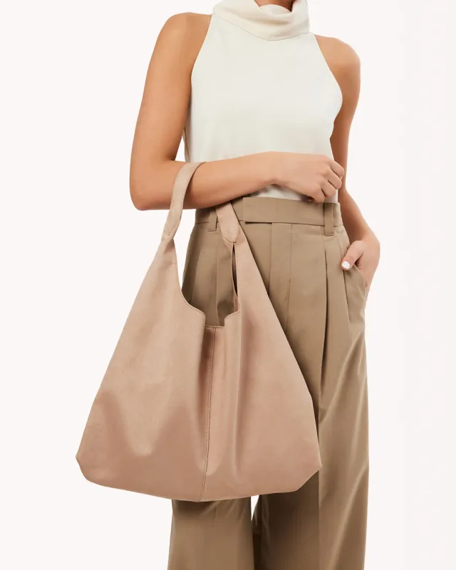 REMI SHOULDER BAG - WHEAT SUEDE sold by Billini