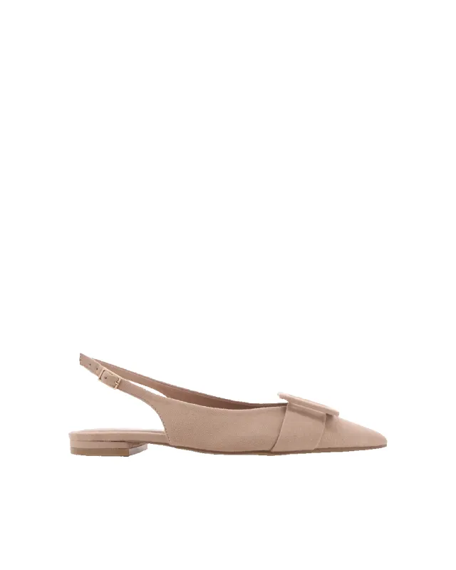 MORWENNA - WHEAT SUEDE sold by Billini