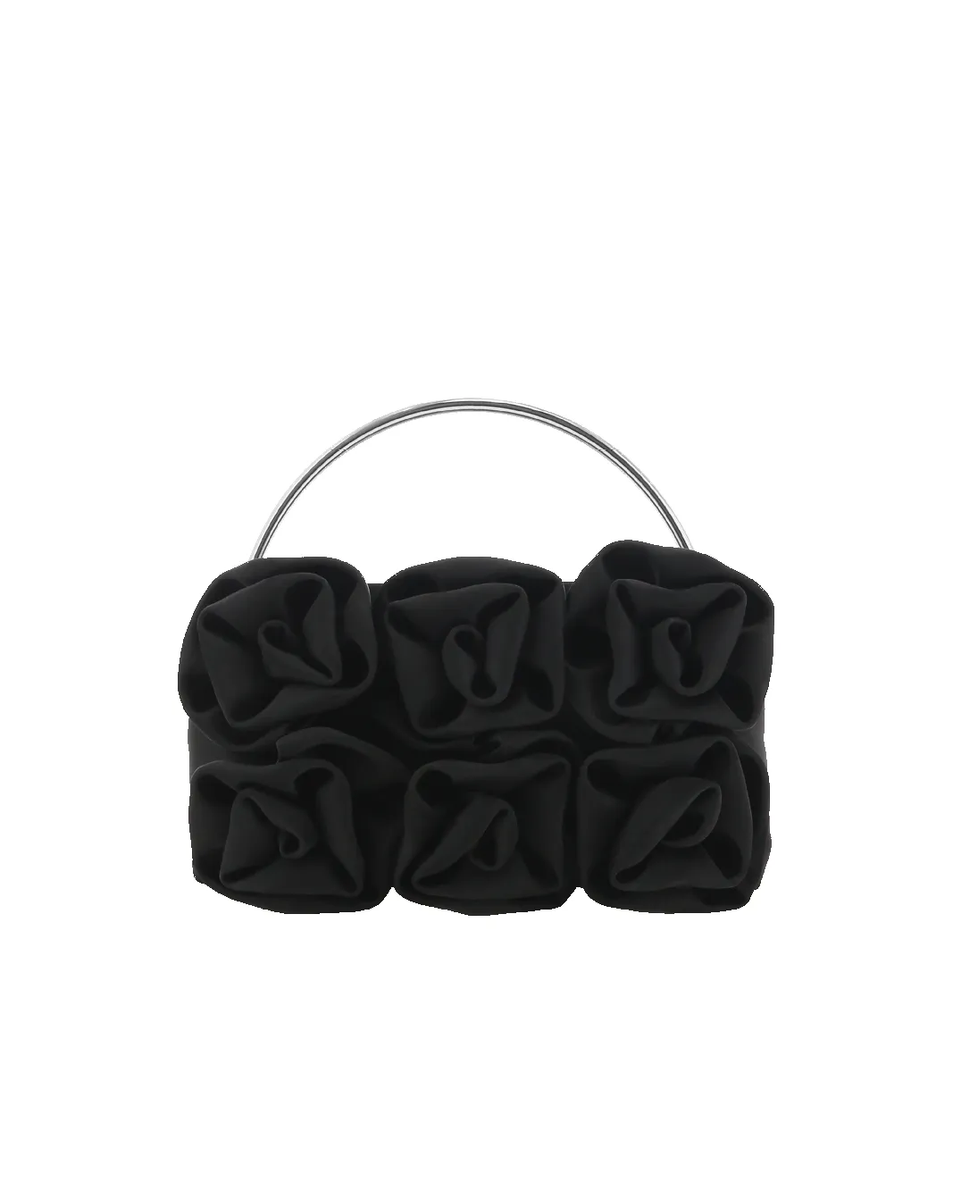 FLORA HANDLE BAG - BLACK SATIN sold by Billini product image thumbnail 3