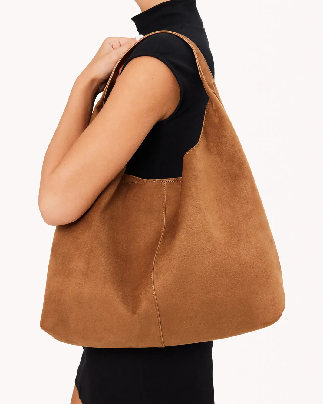 REMI SHOULDER BAG - HAZEL SUEDE sold by Billini
