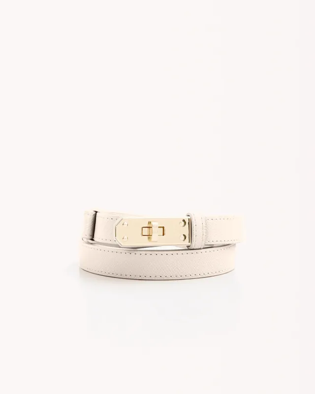BLAKE BELT - BONE-GOLD sold by Billini