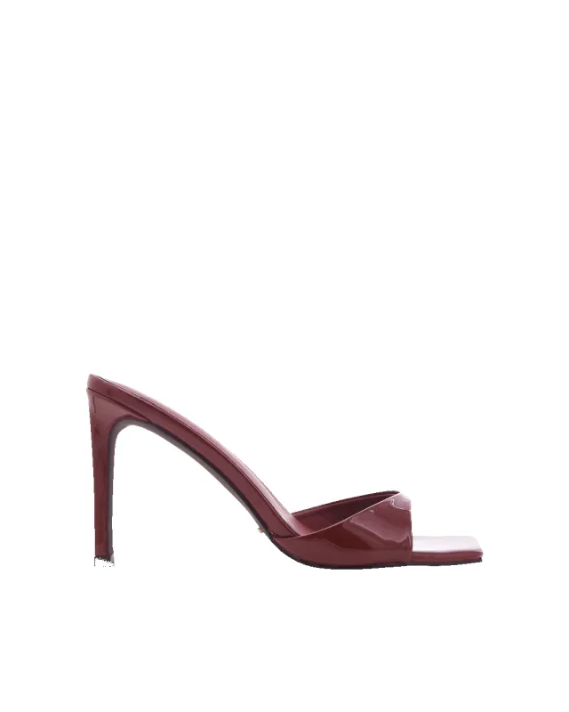 ESMERALDA - DARK CHERRY PATENT sold by Billini