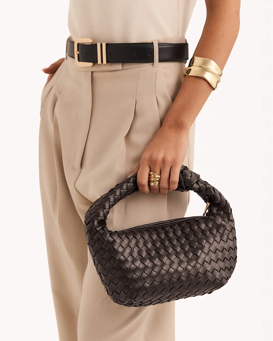 KERI HANDLE BAG - CHOCOLATE sold by Billini