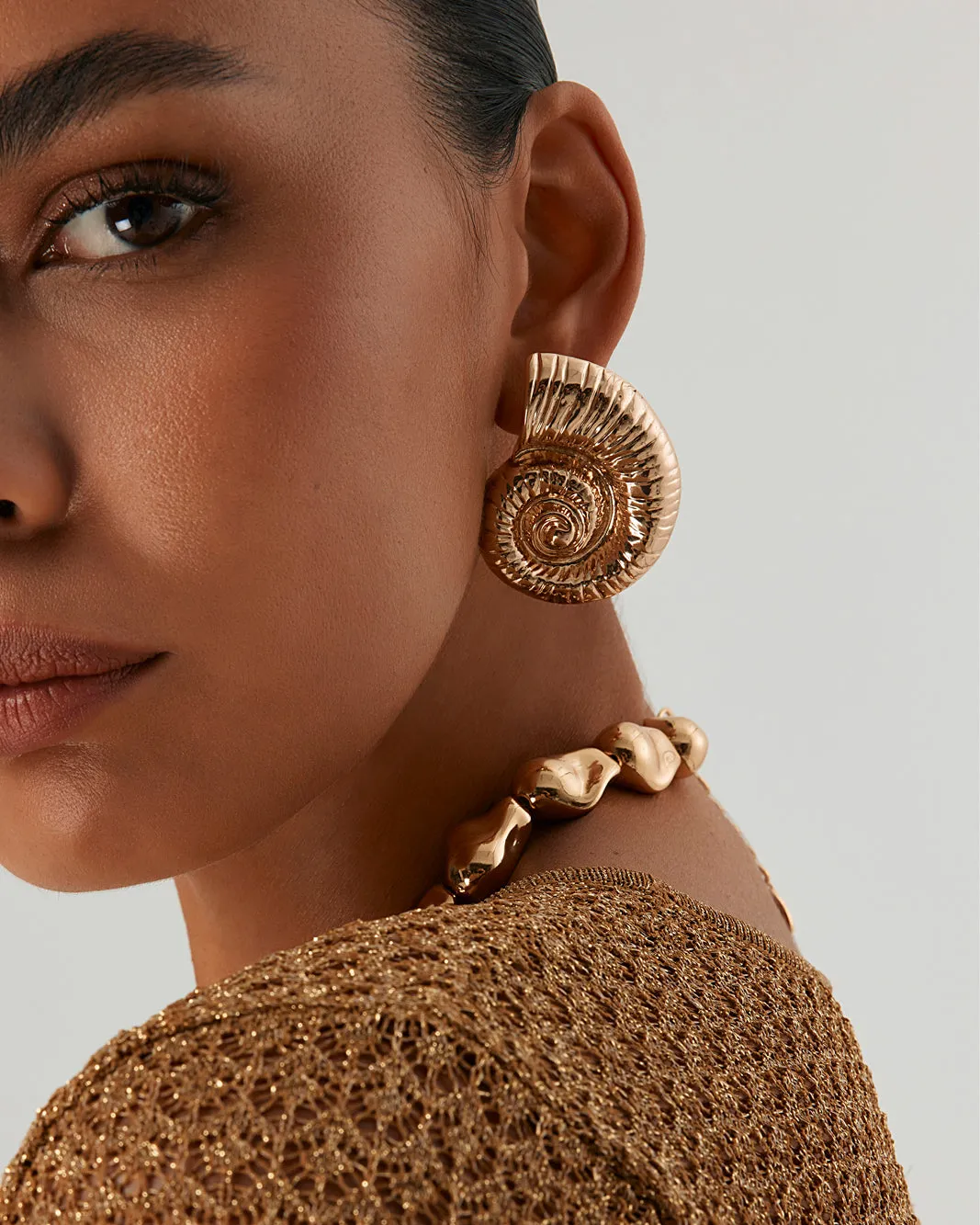 CALI EARRINGS - GOLD sold by Billini product image thumbnail 3