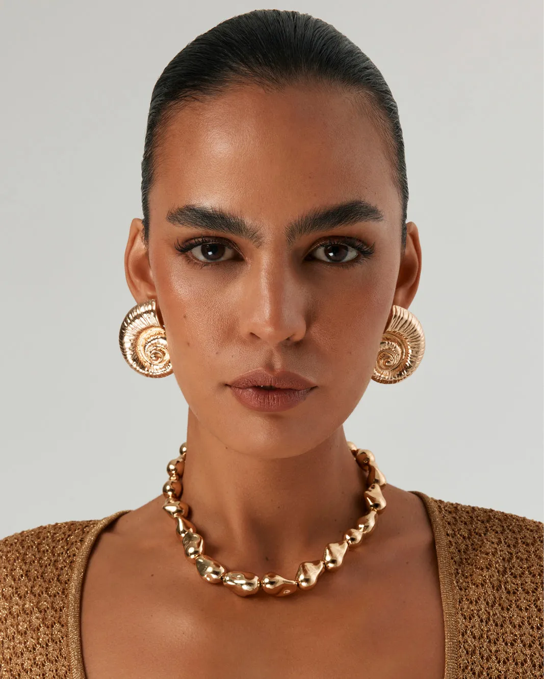 CALI EARRINGS - GOLD sold by Billini