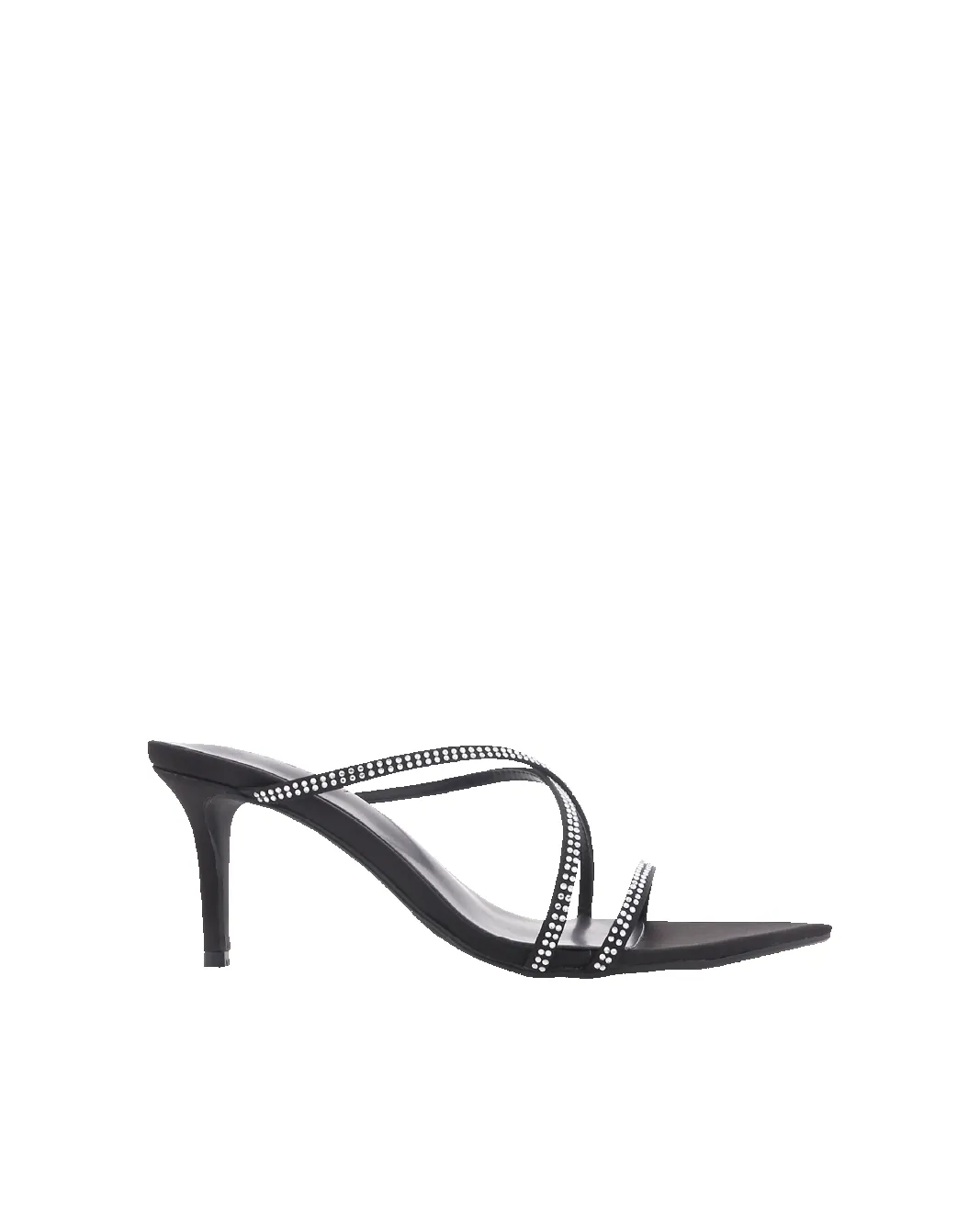 EFFY - BLACK SATIN-DIAMANTE sold by Billini