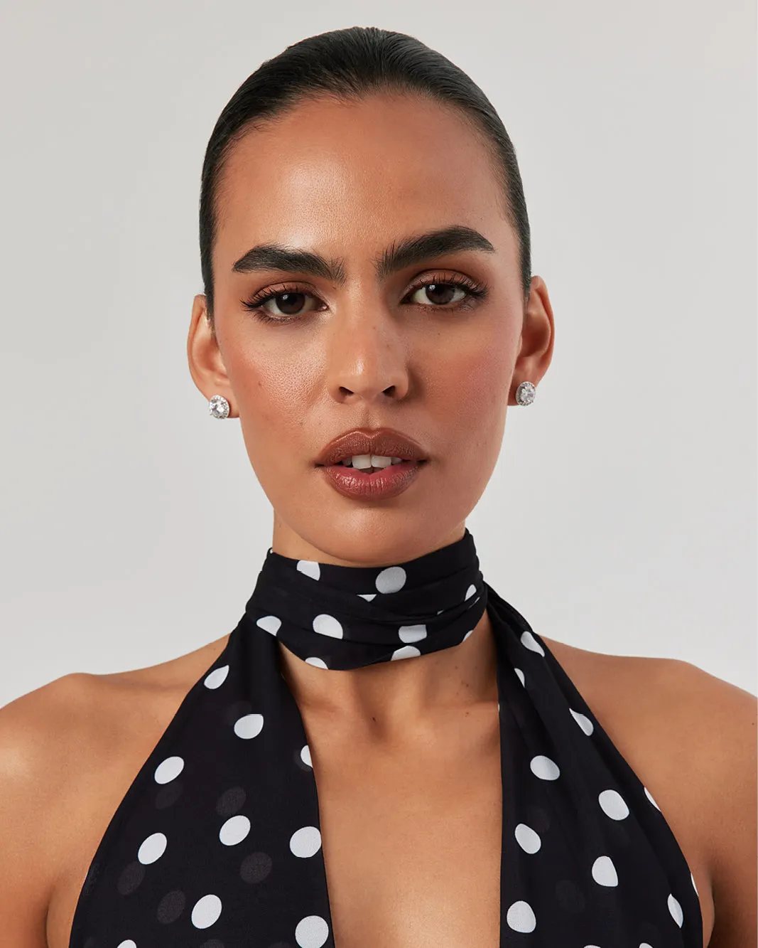 IMMY EARRINGS - SILVER-DIAMANTE sold by Billini product image thumbnail 3