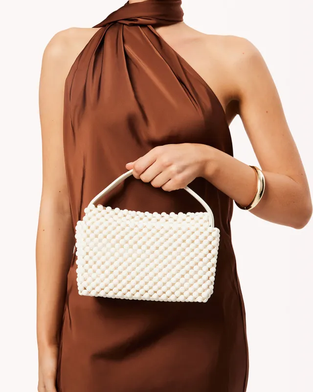 JEANIE HANDLE BAG - BONE sold by Billini