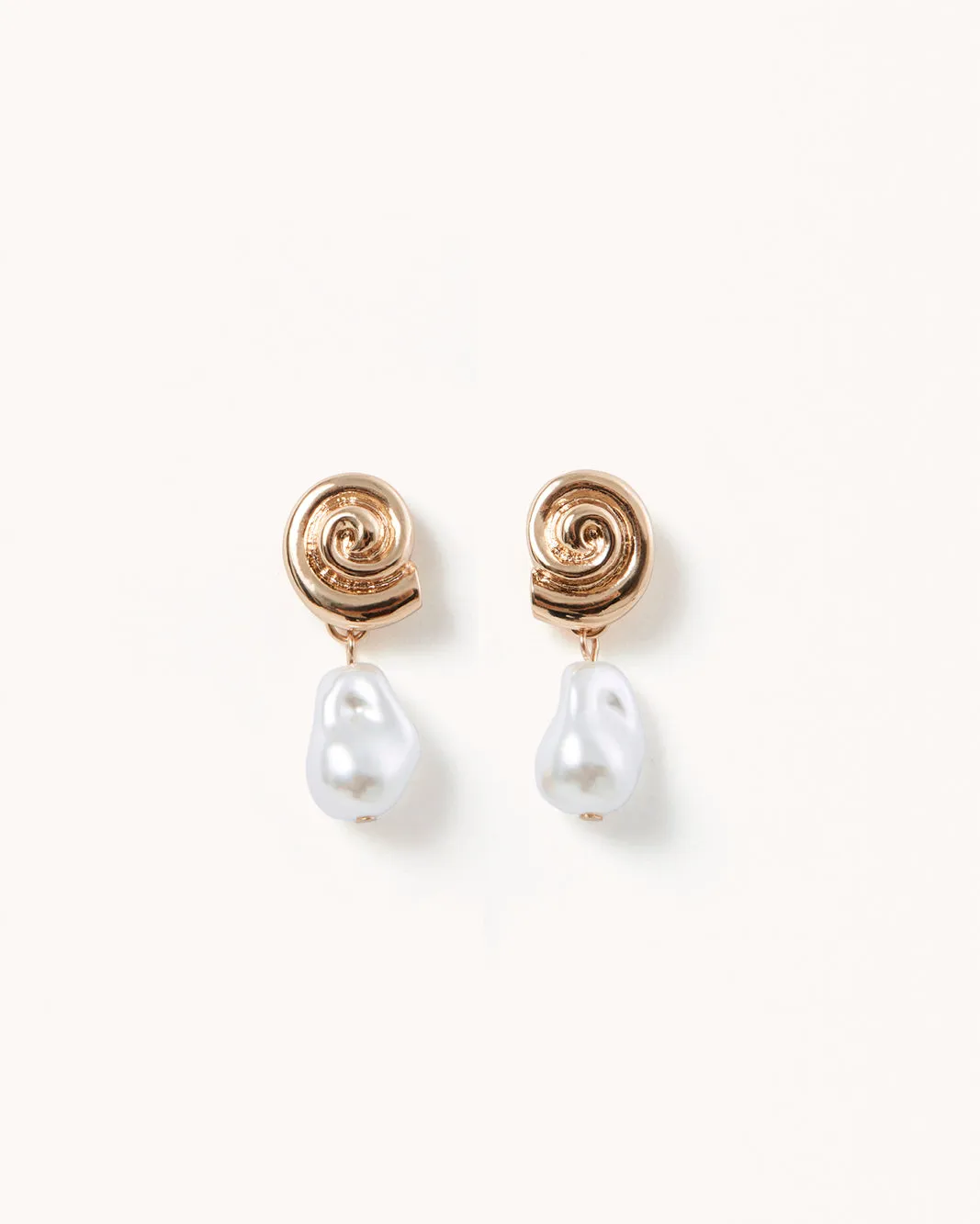 NOLA EARRNGS - GOLD-PEARL sold by Billini product image thumbnail 2