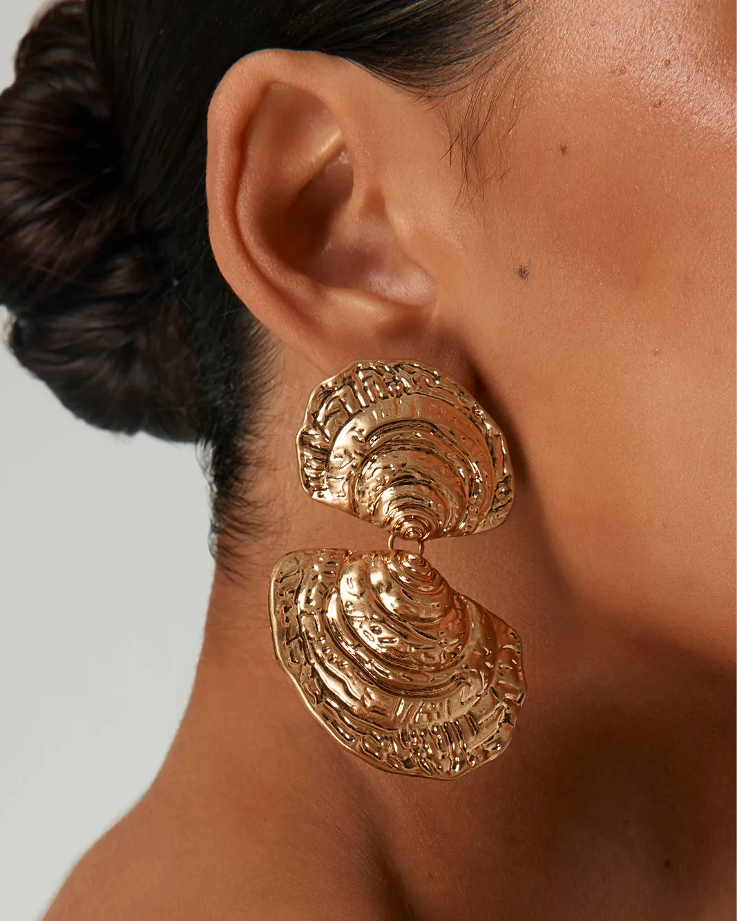 SERENA EARRINGS - GOLD sold by Billini product image thumbnail 5