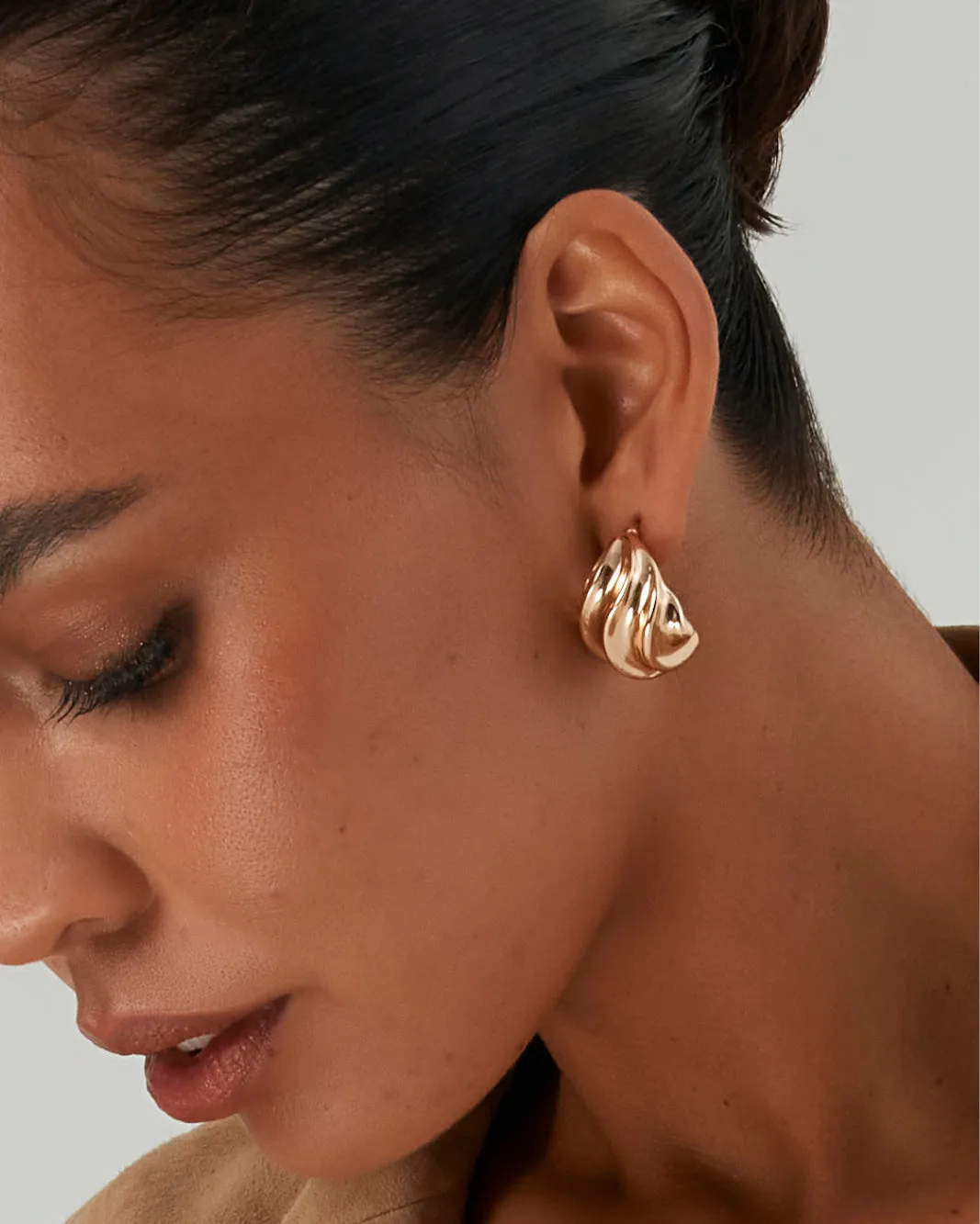 RAVEN EARRINGS - GOLD sold by Billini product image thumbnail 3