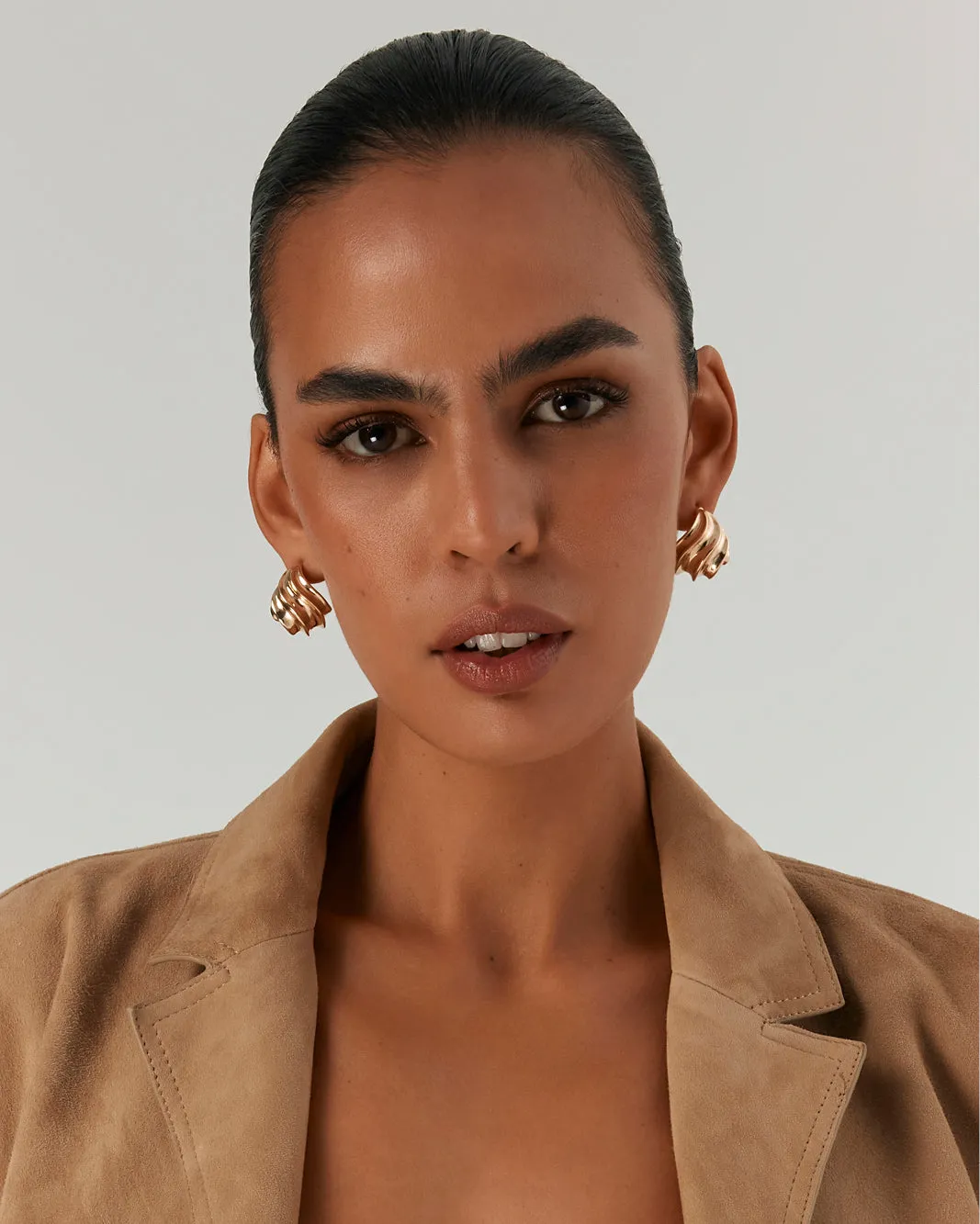 RAVEN EARRINGS - GOLD sold by Billini product image thumbnail 4