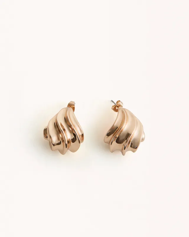 RAVEN EARRINGS - GOLD sold by Billini