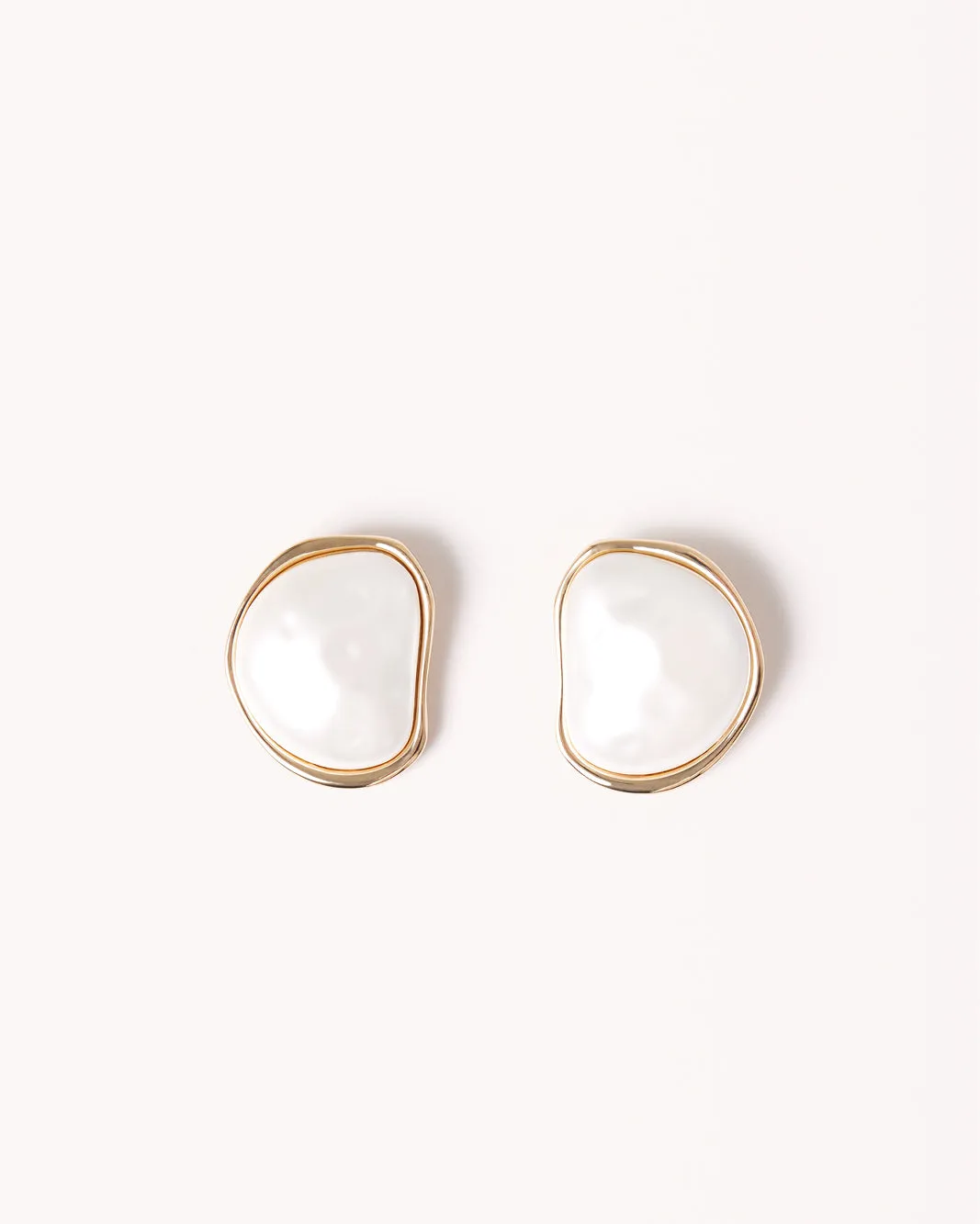 BRIA EARRINGS - GOLD-PEARL sold by Billini product image thumbnail 2