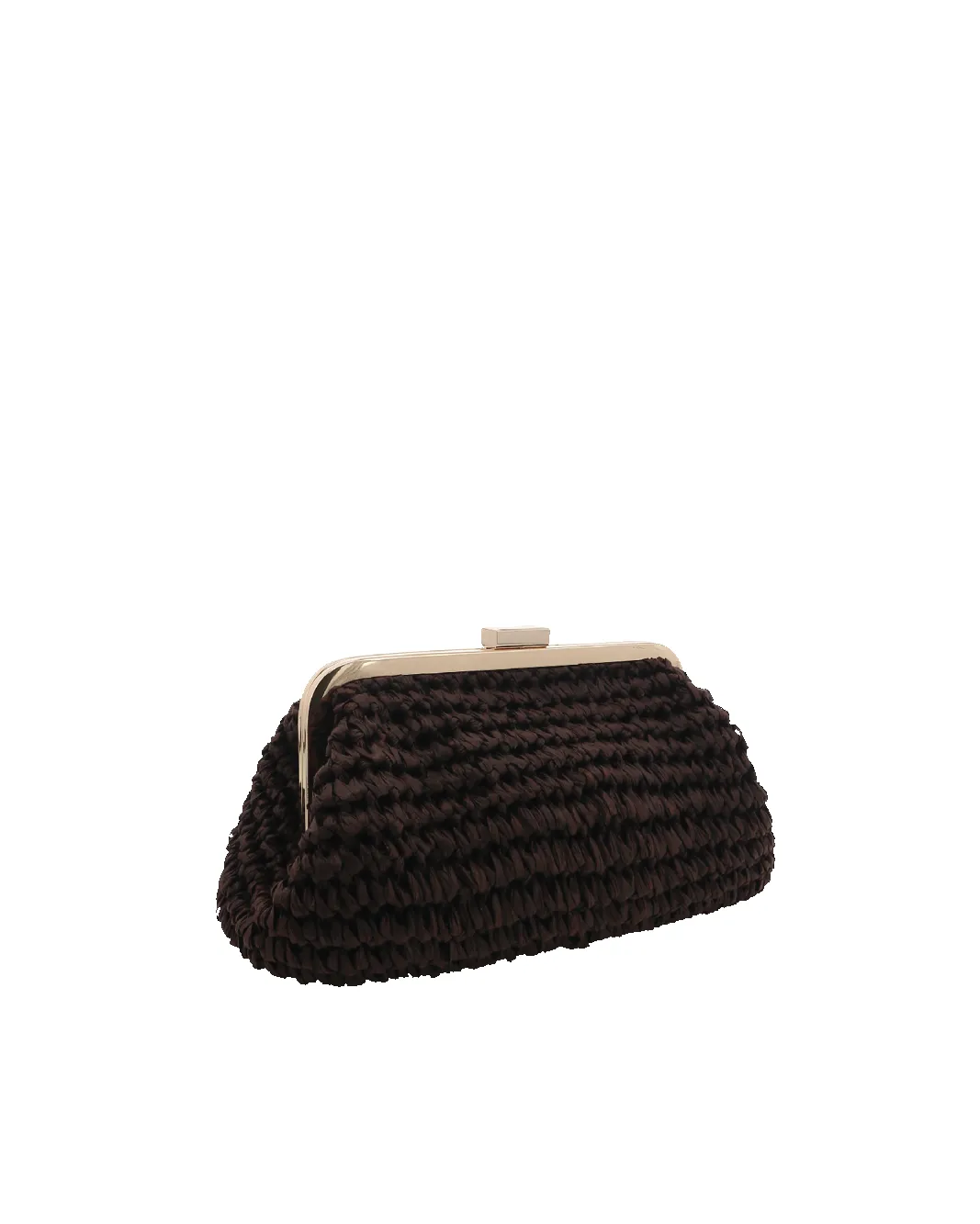 CAMILLE CLUTCH BAG - CHOCOLATE RAFFIA sold by Billini product image thumbnail 3