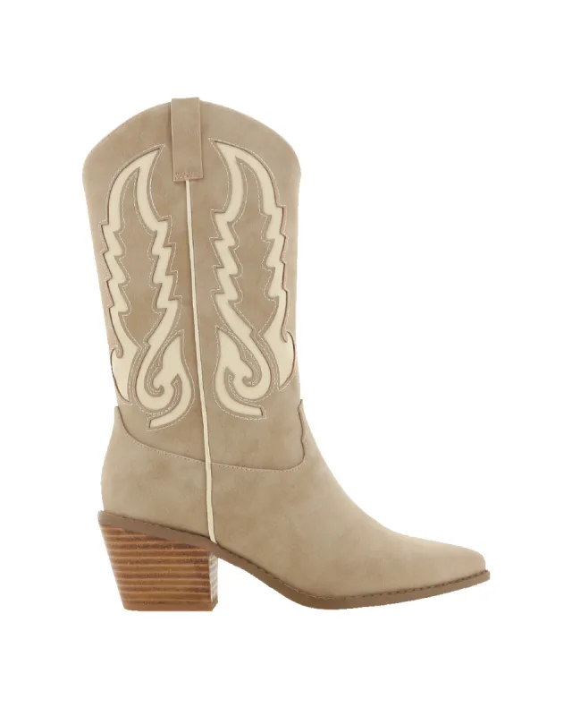 NORVA - TAUPE NUBUCK-CREAM sold by Billini