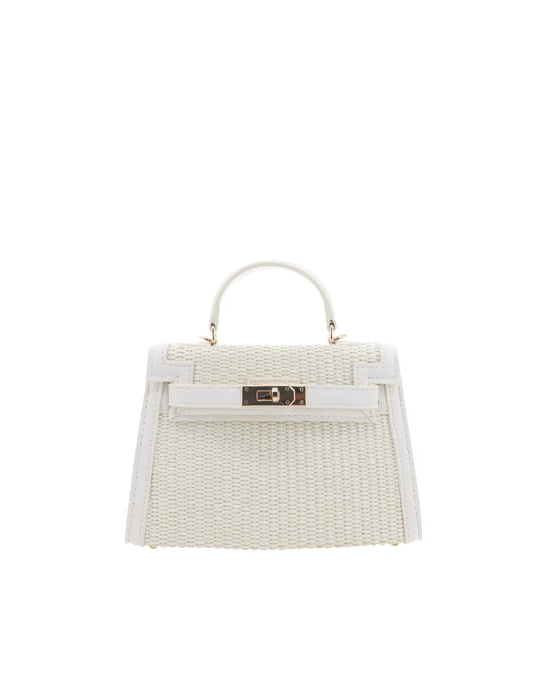 HARIETTE RAFFIA HANDLE BAG - CREAM RAFFIA-BONE sold by Billini