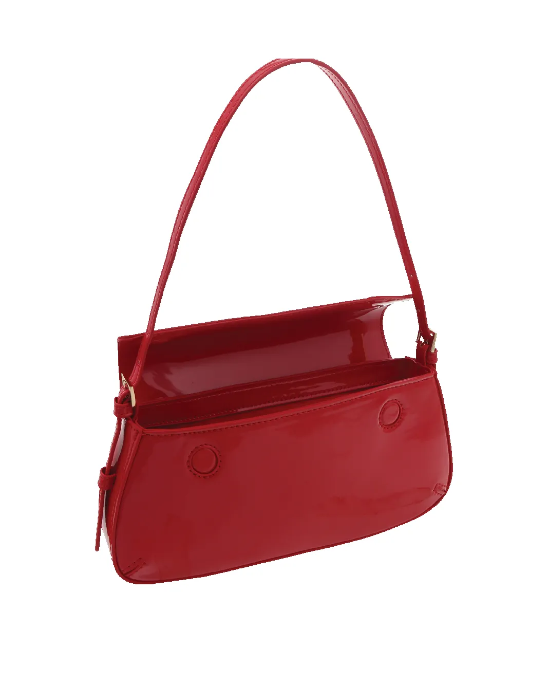 SABELLA SHOULDER BAG - CHILLI PATENT-GOLD sold by Billini product image thumbnail 5