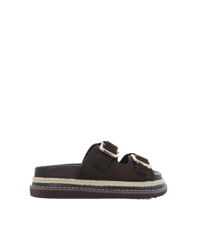 ALESSIA - DARK CACAO SUEDE sold by Billini