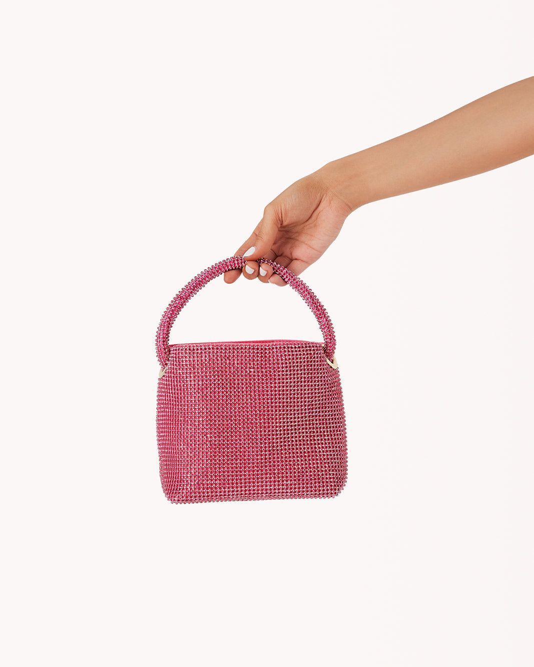 TANI HANDLE BAG - PINK DIAMANTE-PINK sold by Billini product image thumbnail 3