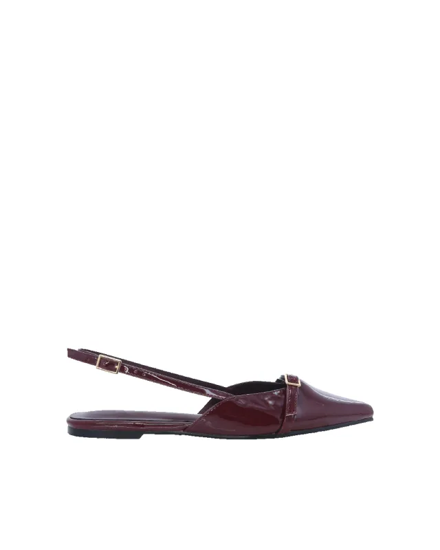 HADLEE - DARK CHERRY PATENT sold by Billini
