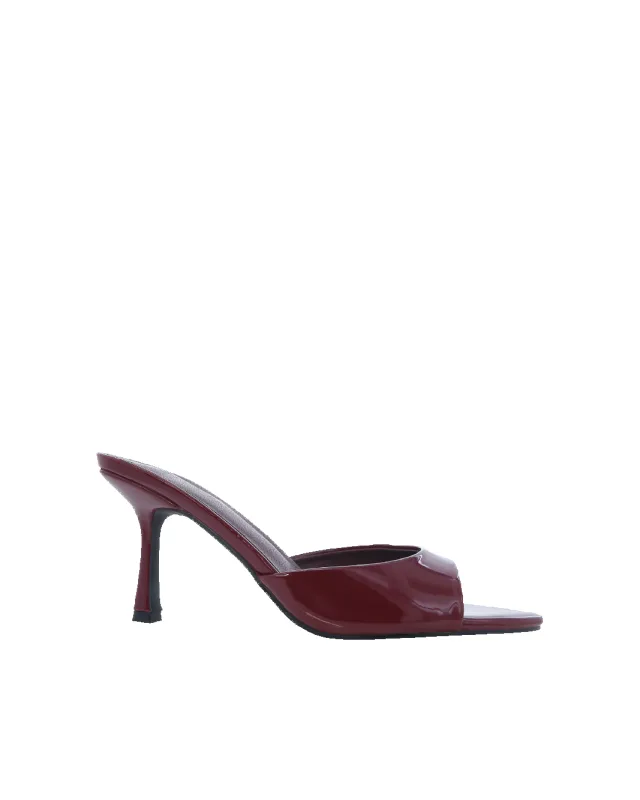 XANTHE - DARK CHERRY PATENT sold by Billini
