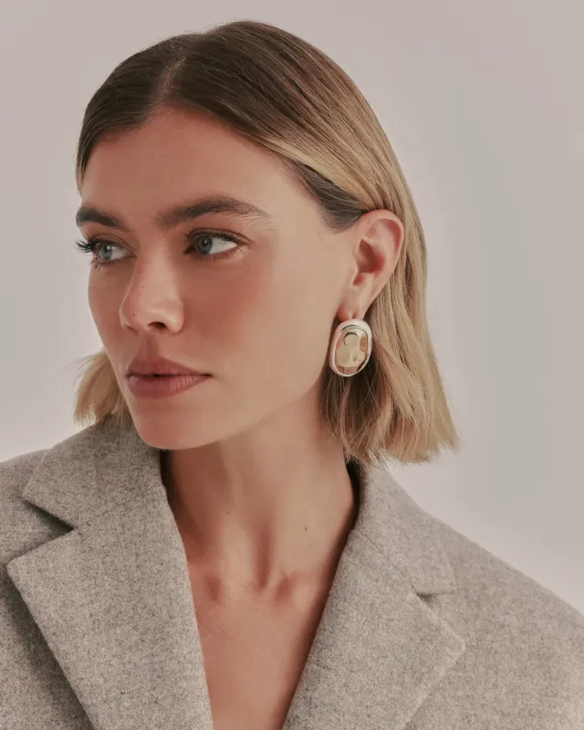 JESSICA EARRINGS - GOLD-SILVER made by Billini