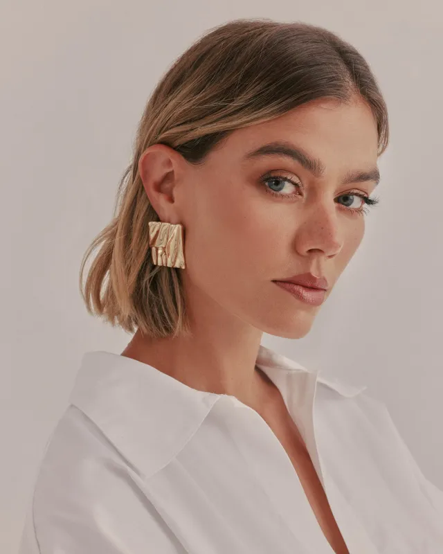 CAMI EARRINGS - GOLD made by Billini